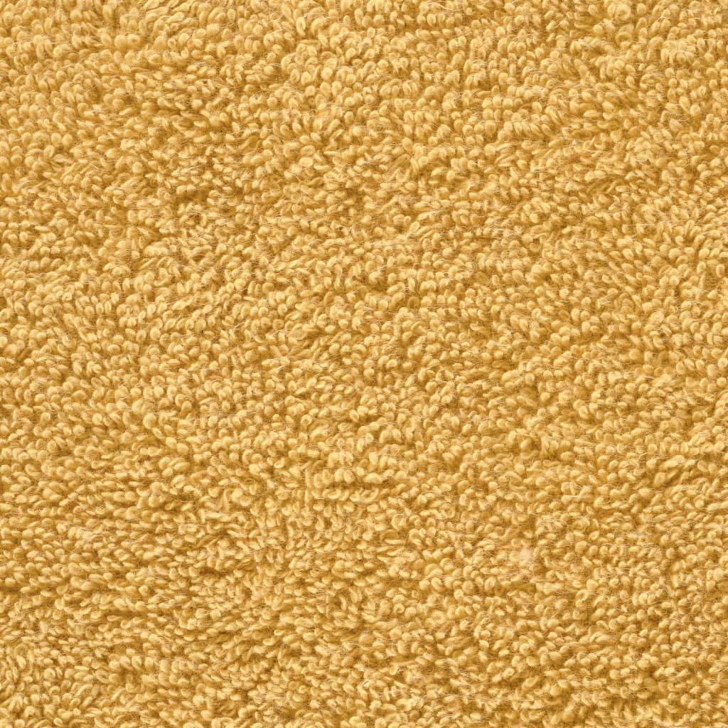 Premium SOLUND Towels 10 pcs Gold 50x100 cm 600 g m²