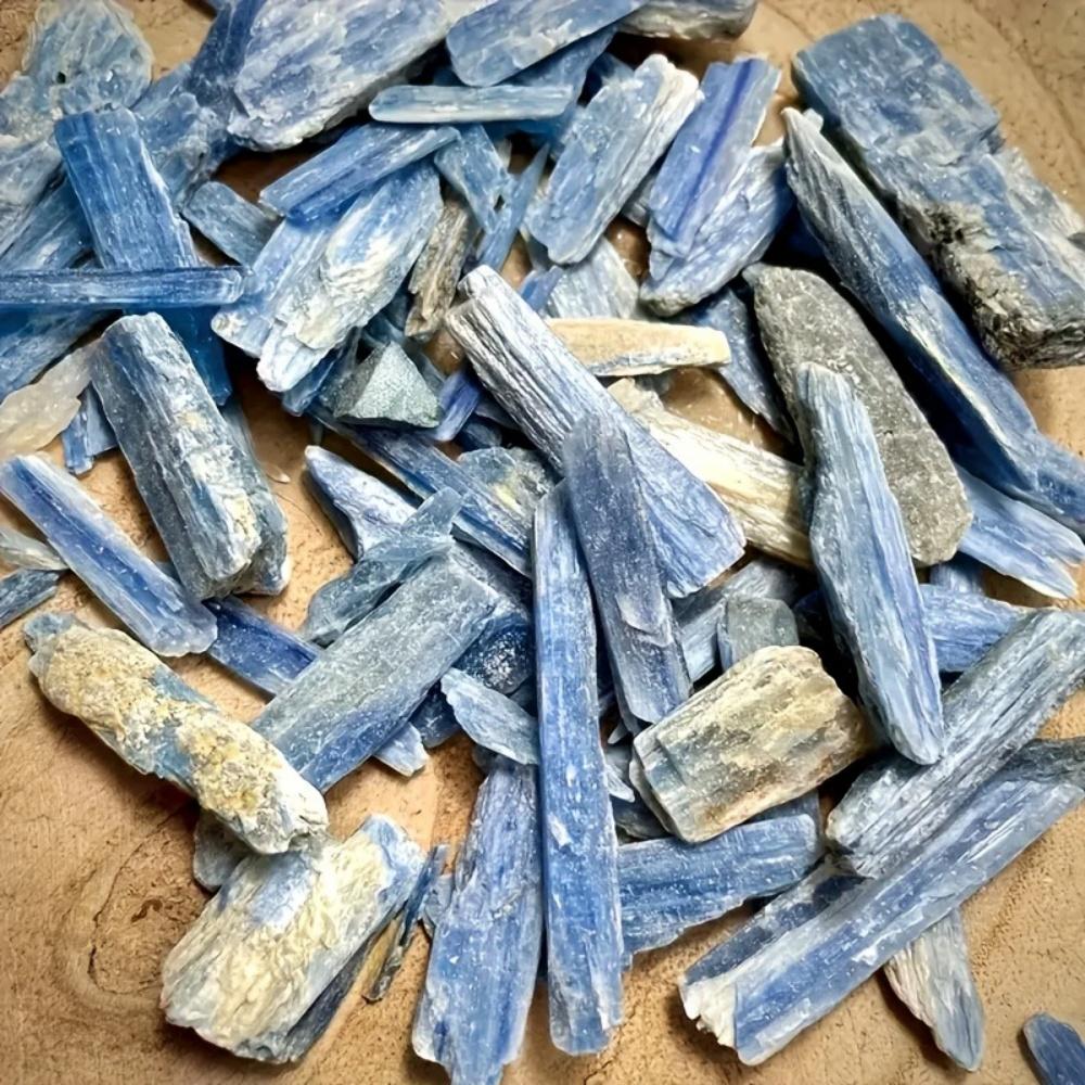 50g/100g Natural Kyanite Quartz Stick Minerals Specimen Crystal Stone Reiki Healing Crystals DIY Jewelry Making Home Decor
