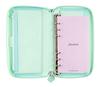 Filofax Saffiano Compact Zip System Organizer, Neo Mint, 028811, Offiziell importiert