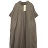 Unused SM2 Short Sleeve Shirt Dress F Brown Women Used