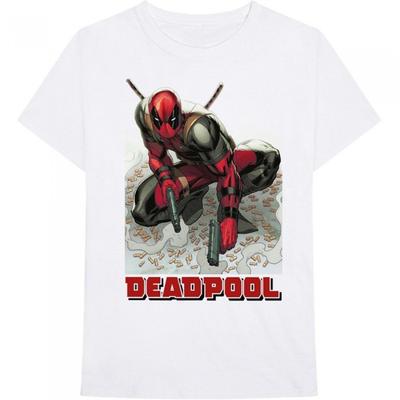 Deadpool Unisex-T-Shirt aus Bullet-Baumwolle für Erwachsene