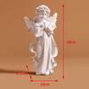 Cute Resin Praying Angel Figurine European Style Fairy Prayer Angel Shelf Sculpture Desktop Ornament Carving Crafts