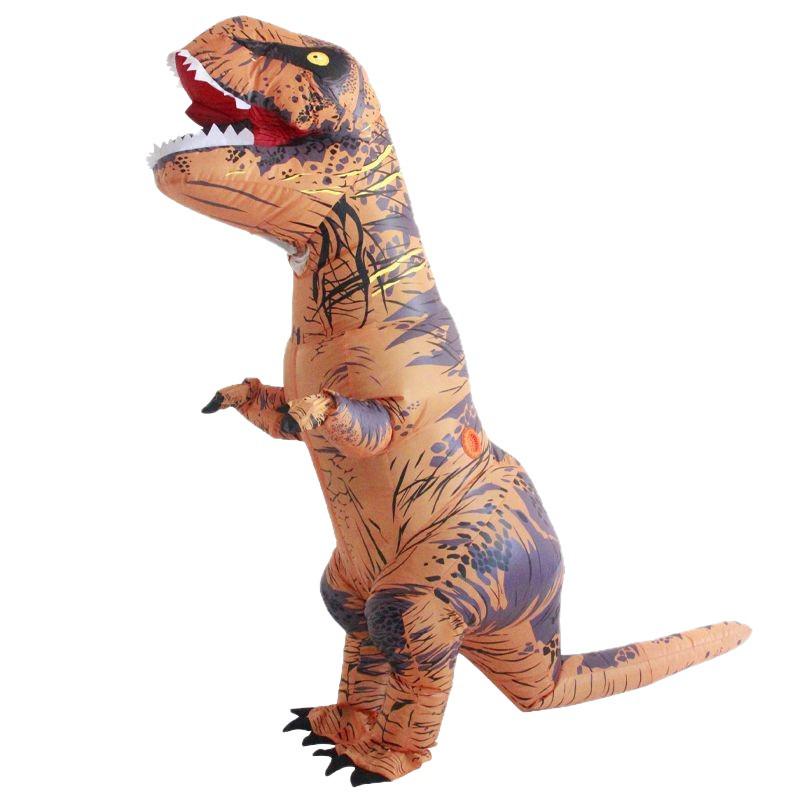 Kids’ Halloween Dinosaur Costume: Inflatable Tyrannosaurus Alien Outfit