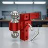 Dual Ball Coupler Forged with Balls Secure for Towing