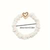 10 pieces of heart-shaped hair accessories, cute butterfly bow hair accessories, elastic rubber hair accessories