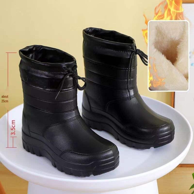 Pánské nepromokavé sněhule s vysokým svrškem: Teplé, protiskluzové, zimní boty odolné proti chladu