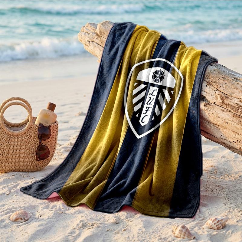 Leeds United Thema Strandtuch Weich Schnell?Trockenes Handtuch für den Sommerstrandurlaub beim Schwimmen