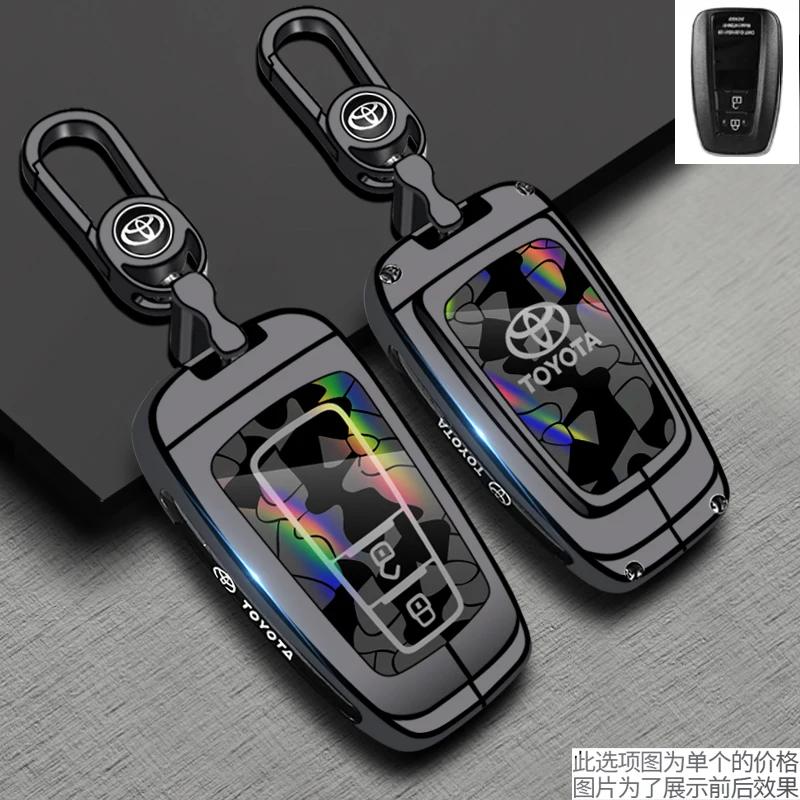 Car Remote Key Case Cover Shell For Toyota Corolla Prius Camry CHR C-HR RAV4 Altis Land Cruiser Prado Protector Keyless