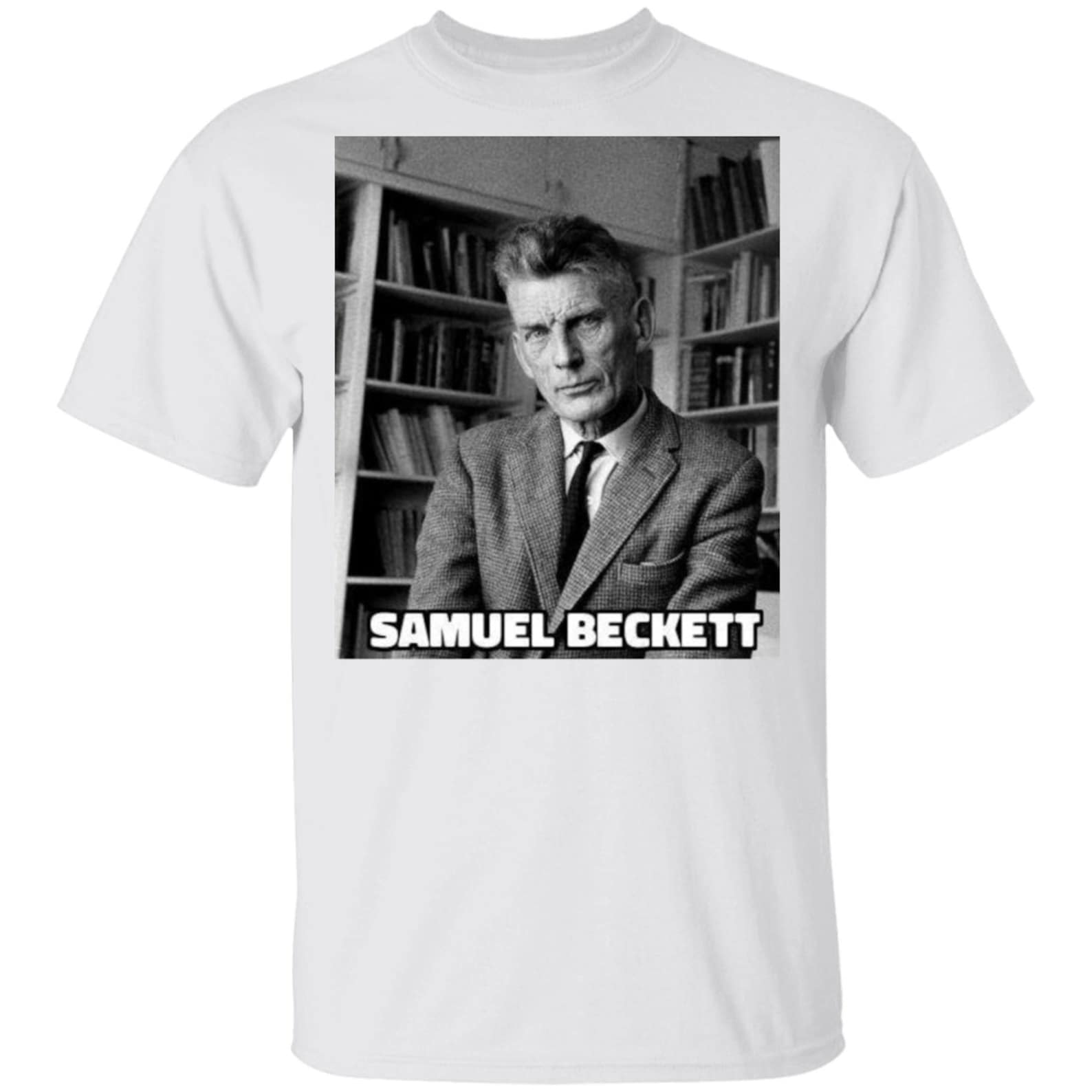 Samuel Beckett Irish Writer Tee Shirt Playwright NovelisT shirt G500 5.3 oz. T shirt 2XL