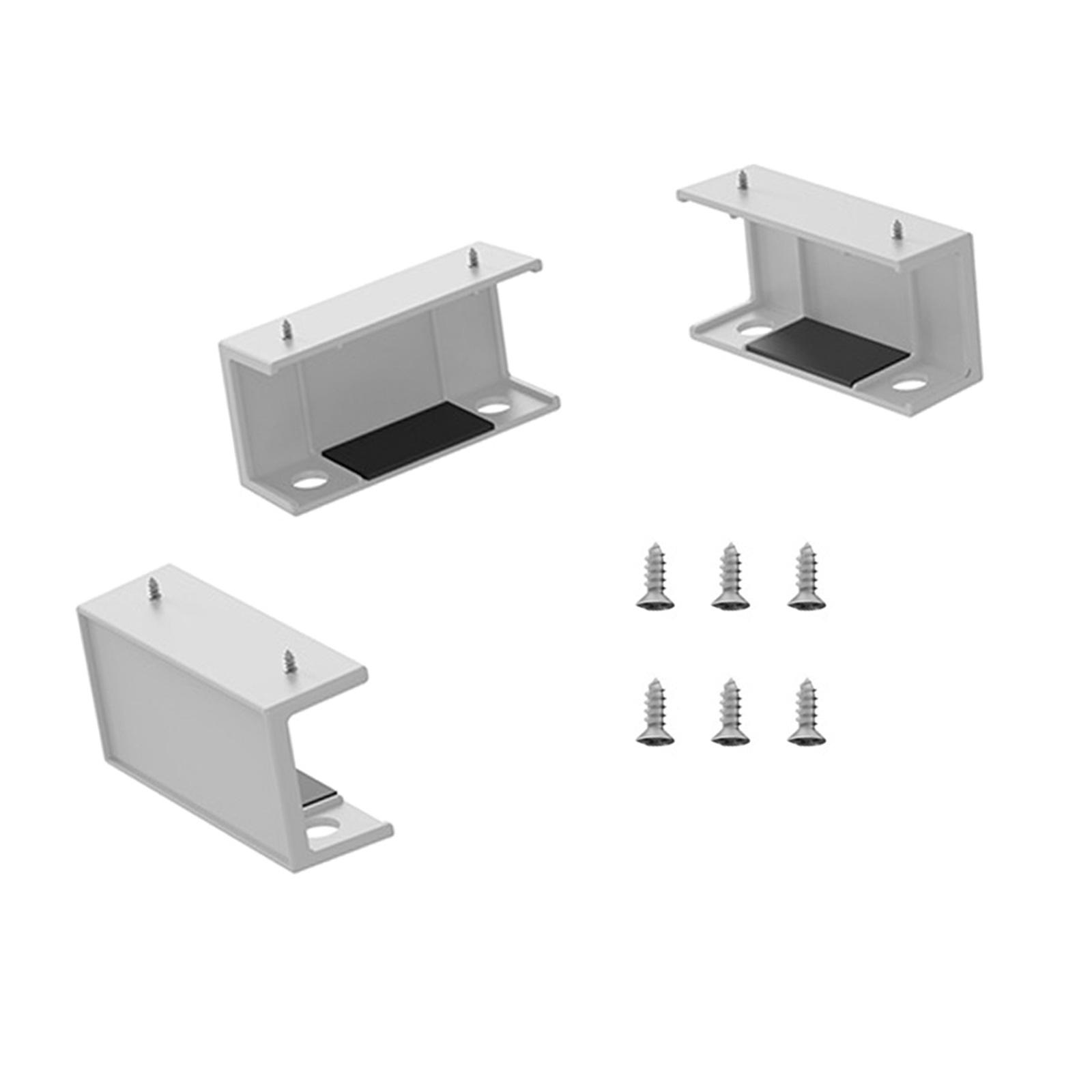 Подставка для ноутбука под стол держатель для полки кронштейн для хранения защитный лоток кронштейн-органайзер с винтами для кабельной коробки белый 1163₽