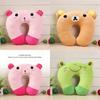 Multipurpose U Travel Neck Pillow Soft Supportive Design Cartoon Pattern Headrest Cushion For Home Leisure Journey X3UC