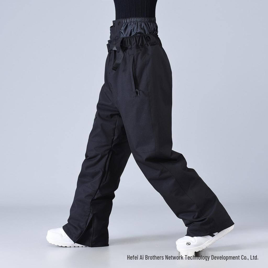 Unisex Windproof Waterproof Ski Pants - Warm Gear for Men & Women