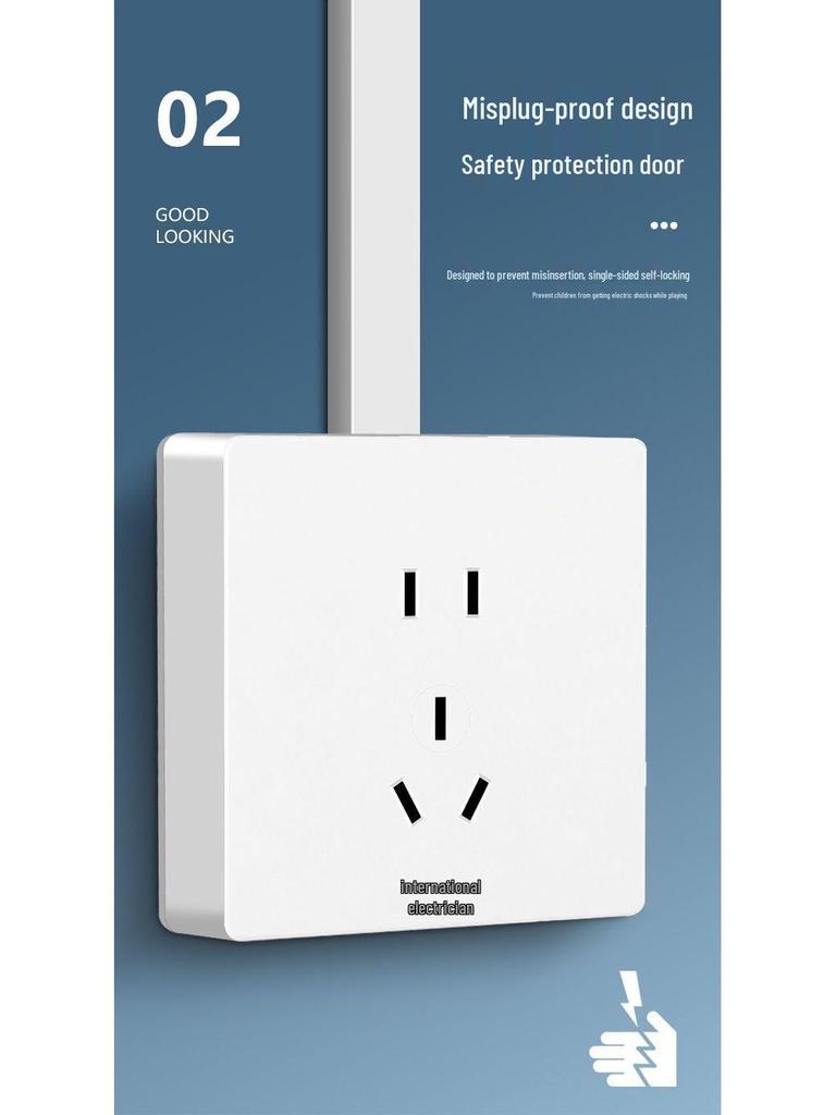 Surface Mount Wiring Box with Single Gang Light Control Switch Panel