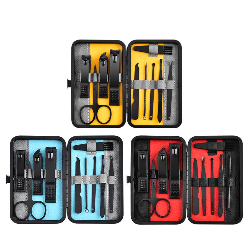 Portable 10-Piece Nail Clipper & Manicure Set - Perfect for Home or Travel, Ideal As a Christmas Gift