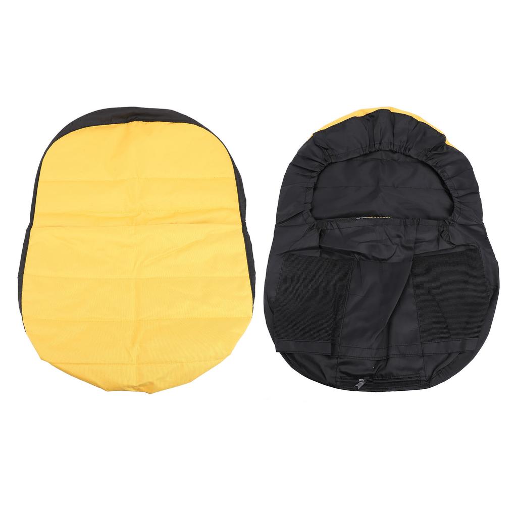 Lawn Mower Seat Cover Protective Soft Anti Slip Versatile Polyester Mower Seat Cushion Cover for Tractor