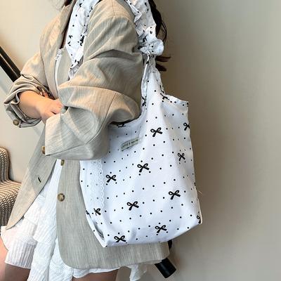 Summer Casual Bag Women's New Fashion Shoulder Bag Large Capacity Bucket Bag Commuting Crossbody for Class