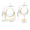 European-style Metal Makeup Mirror High-definition Dormitory Beauty Mirror  Household