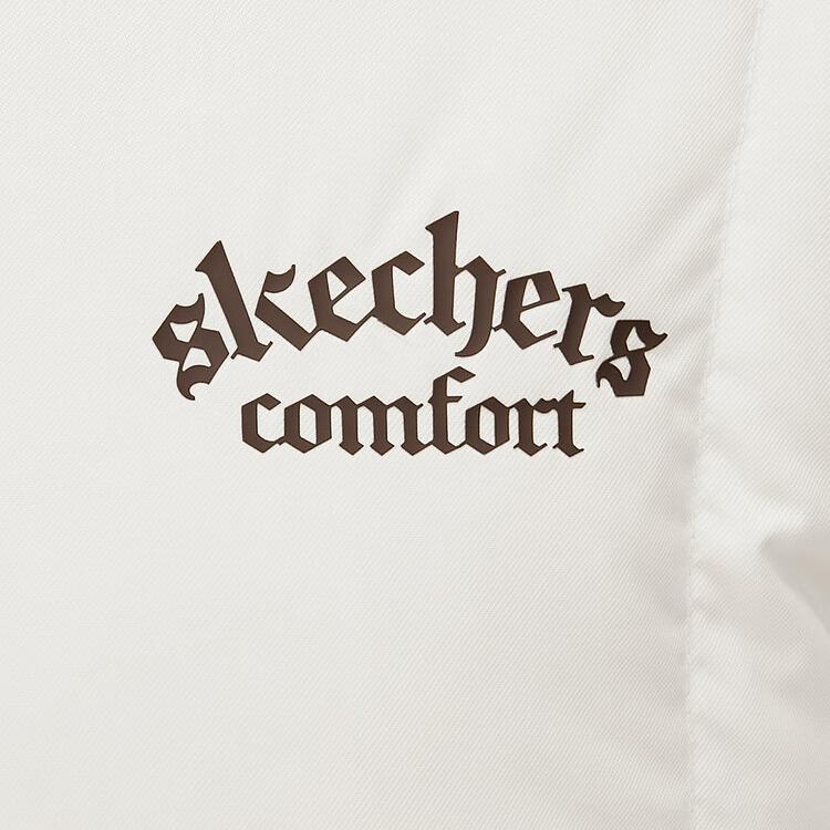 Skechers Sports Alliance Series Warm Letter Hooded Zipper Down Jacket Women Outerwear L425W020-0074