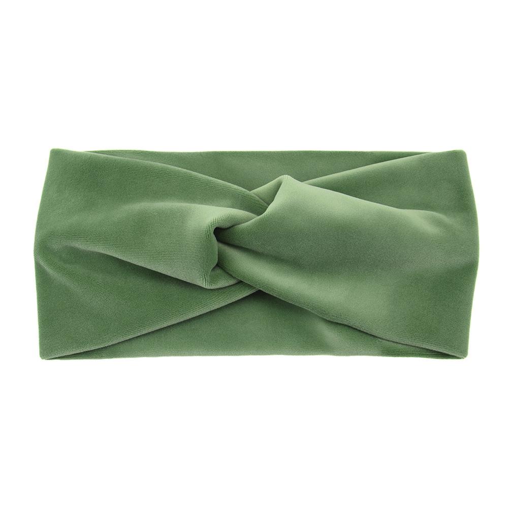 New Winter Simple Cross Headband For Women Handmade Solid Color Elastic Knot Turban Bandage Yoga Hair Accessories