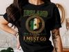Vintage Ireland Shirt, Ireland Is Calling and I Must Go T-Shirt, Irish Heritage Gift, Celtic Knot Shamrock Tee, Ireland Map Souvenir Top