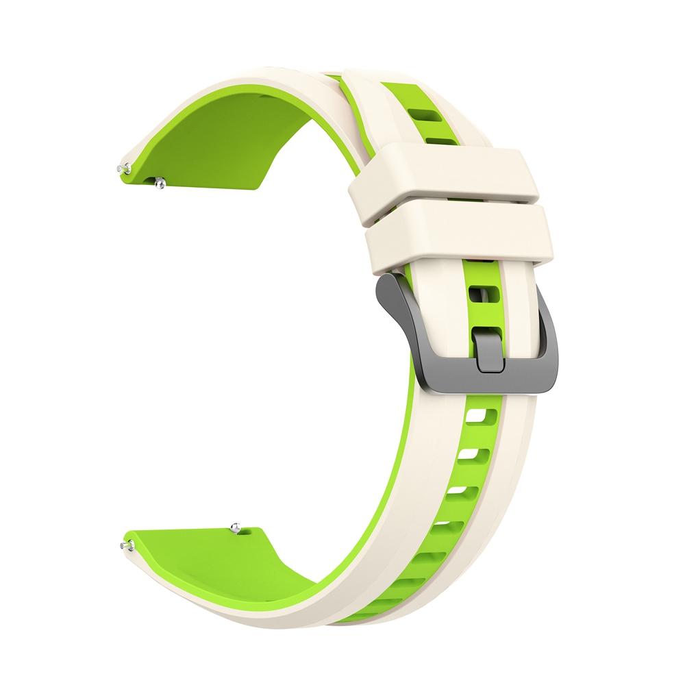 22mm Two-tone Silicone Watch Starp For Huawei Watch GT 6 Pro 6 5Pro 5 46mm/Ultimate 2/5 46mm 4 3Pro Replacement Watch Band