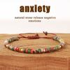 Bohemian Color Bracelet Beaded Hand Woven Bracelet Natural Stone Black Gallstone Emperor Stone Ladies Hand Rope