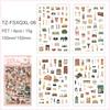 A Fleeting Pleasure Series Cute Life Landscape PET Sticker Creative DIY Journal Material Collage Scrapbooking Stationery