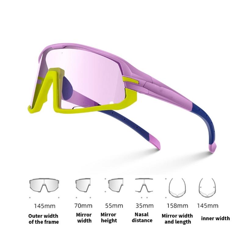 Bicycles Windproof Goggles Photochromic Cycling Glasses Outdoor Sports Bike Glasses Sunglasses for Men and Women