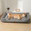 Dog Bed for Large Dogs - Extra Thick Supportive Dog Couch Bed, Pet Beds Sofa with Waterproof Washable Cover & Non-Slip Bottom