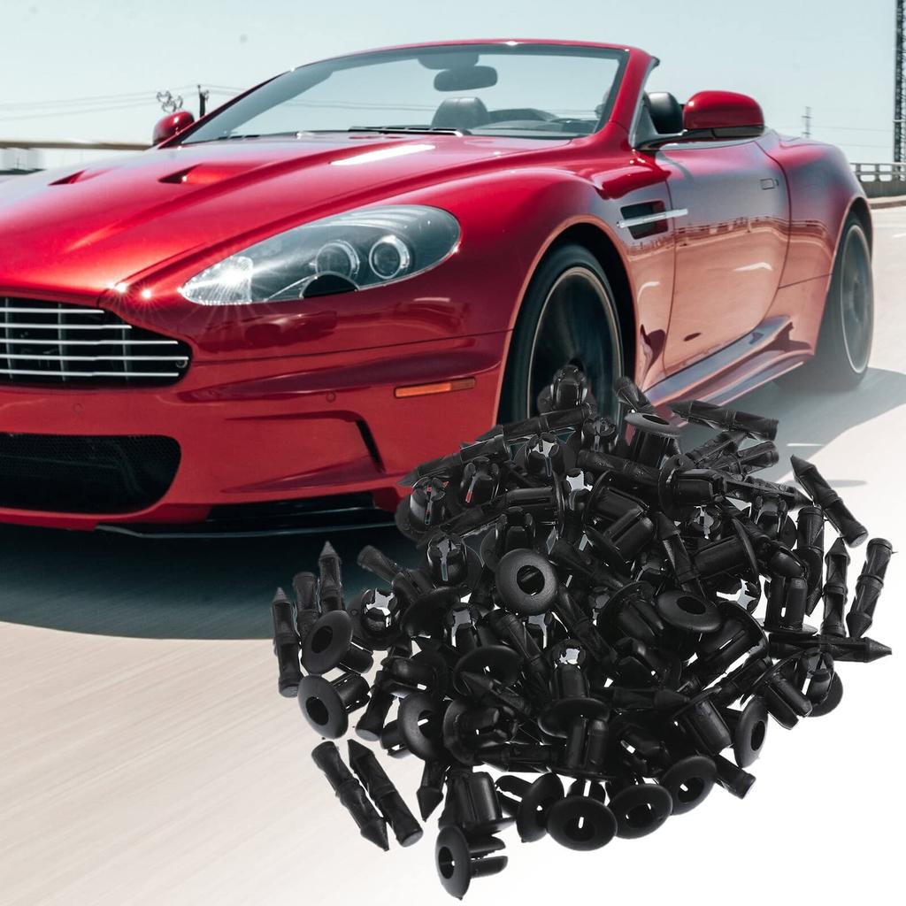 Generic Car Fender Retainer Clip Rivet Assortment Door Panel Trim Splash Shield Push Pin for 6mm Hole Accessories