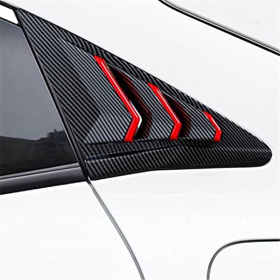 Side Air Vent Window Louver Cover For Honda Civic 2016-21 10th Hatchback Type R