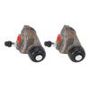 2 Pcs Rear Wheel Brake Cylinder 96574718 Drum Brake Cylinder Precise Control Replacement for OPEL