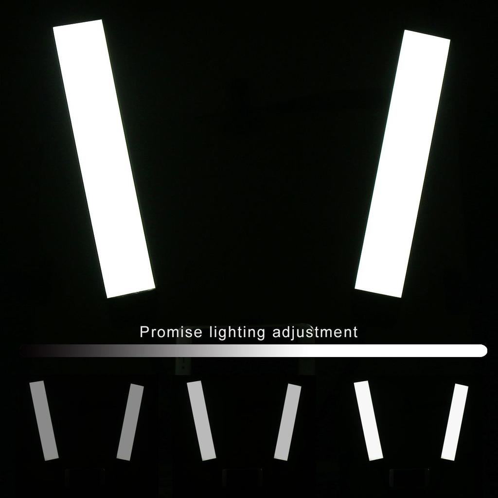 45W Dual-Arm LED Lamp for Photography/Live Stream - Foldable & Portable Fill Light