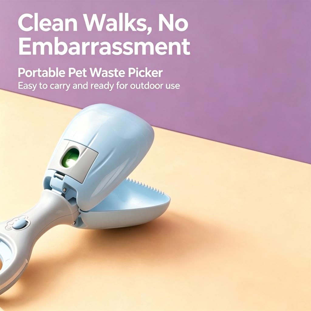 Portable Dog Poop Pickup Pet Supplies Poo Bag Bags Original Dispenser Picker Puppy Waste Potty Collecting Picks Up Poops Scooper