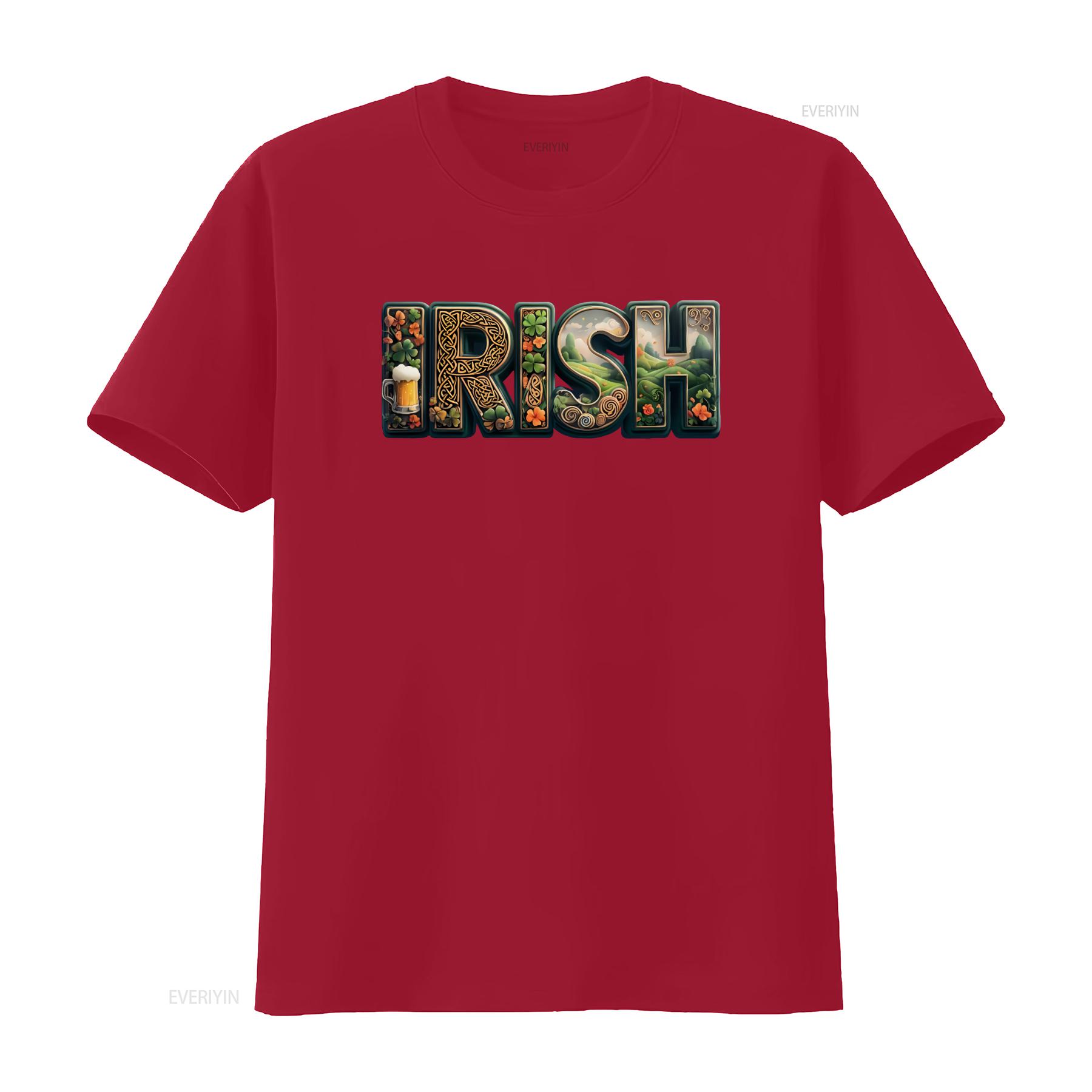 

Saint Patricks Day Irish Beer Gender Neutral T Shirt Green St Paddys Top Shamrock Festival Apparel vintage Washed Breathable S