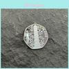 Seltene Kew Gardens 50p 2009 Nachbildung Münze Metall Gedenkmedaille Für Bürodekoration Und Geschenk