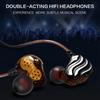 QKZ KD4 Wired In-Ear Bass HiFi Dual Units Earphones Running Sports Headphone