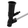Small Pool Vacuum Portable Pond Vacuum Cleaner with 5 Section Aluminum Alloy Rod Nylon Fine Mesh