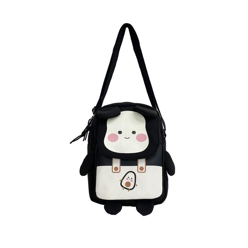 Kawaii Bear Phone Bag Nylon Cute Shoulder Purse For Girls And Teens