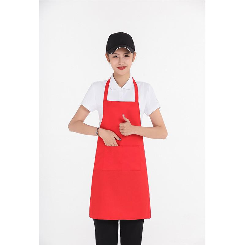 Korean Style Waterproof Kitchen Apron with Custom Logo