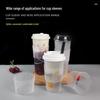 FANSUN Disposable Plastic Cup Sleeves