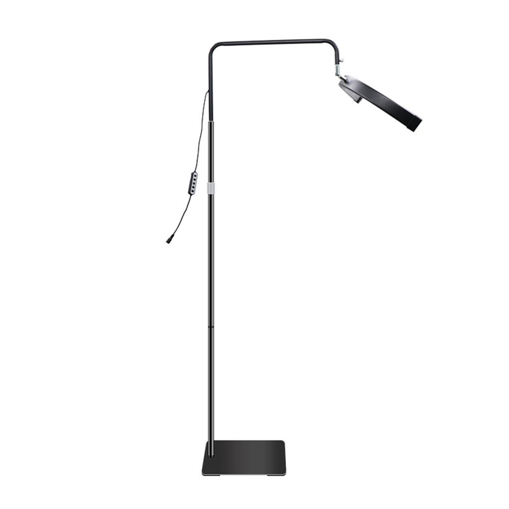HD M6X Pro 36W Half Moon Light Floor Lamp Fill Light 3200K 5600K Dimmable with 180cm  70.9in Metal Light Stand Phone