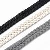 Lady Purse Handle Belt Replacement Handbag Retro Woven Strap Shoulder Bag Handcraft Bag DIY Accessories Black/Gray/Beige