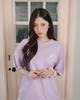 Eobdeulaepeuteu Updraft Oversized Artwork T-Shirts [Light Purple]