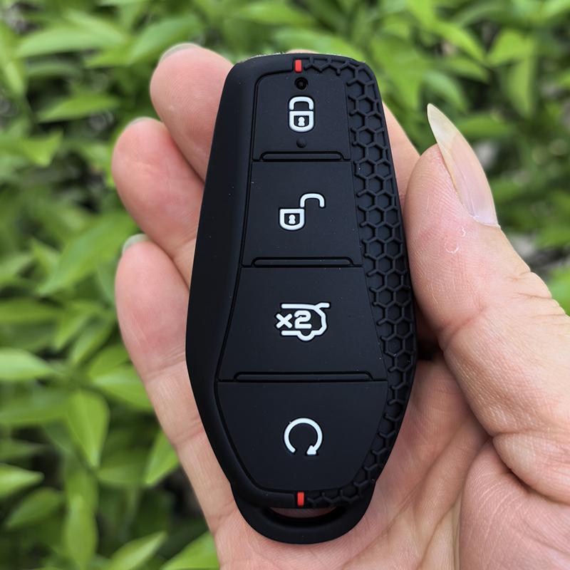 

For Byd Atto 3 Han Ev Dolphin Song Pro Max Tang Dm Yuan Dolphin E2 Qin Plus Silicone Car Remote Key Case Remote Key Fob Shell