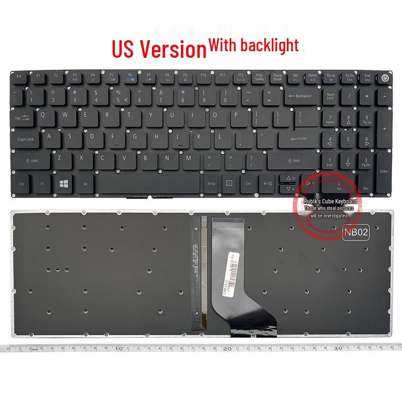 Tastiera Compatibile per Modelli ACER Aspire E5: 573, 573G, 573T, 532G, G-557U, F5-573, E5-575G