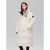 Winter Paar Dicke Lange Daunen-Baumwolljacke, Unisex Stehkragen Mit Kapuze Warme Lockere Jacke