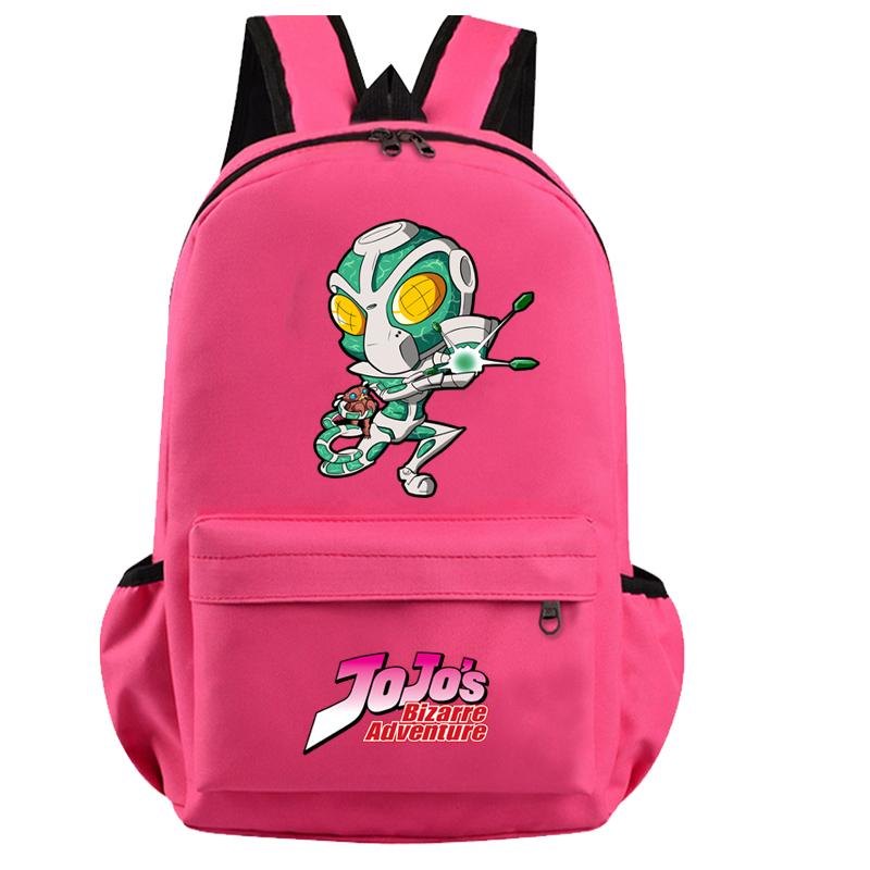 Anime Printed Adventure Backpack for Teen Gift School Bag Canvas Bookbag Girl Kawaii Rucksack Student Back To Schoolbag