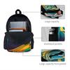 Oil Painting Everyday Backpack Flowers Print Daily Knapsacks Women Men Style Learner Bags Custom Cushy Rucksack
