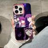 Tokyo Ghoul Rize Handyhülle für iPhone 17 16 15 14 13 12 11 X XR XS 8 7 Pro Max Plus Durchsichtige Rosa Hülle Luxus Hübsch